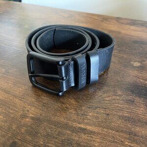 Rip Curl Men’s Black Leather Belt Size Small- Medium Genuine Surf Skate Casual